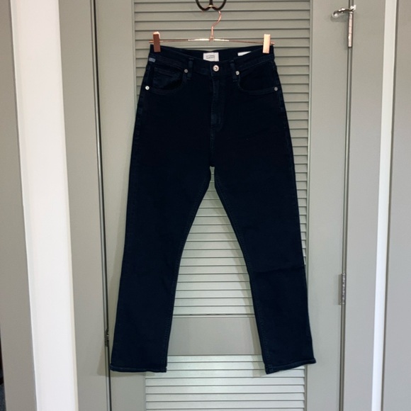Citizens of Humanity Jolene Black High Rise Jeans Sz 26 - Picture 3 of 7